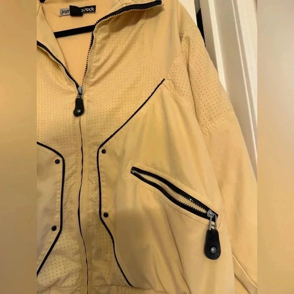 Jamie Sadock Full Zip Up Jackets Long Sleeve Yellow Women's Size Large - Picture 5 of 8